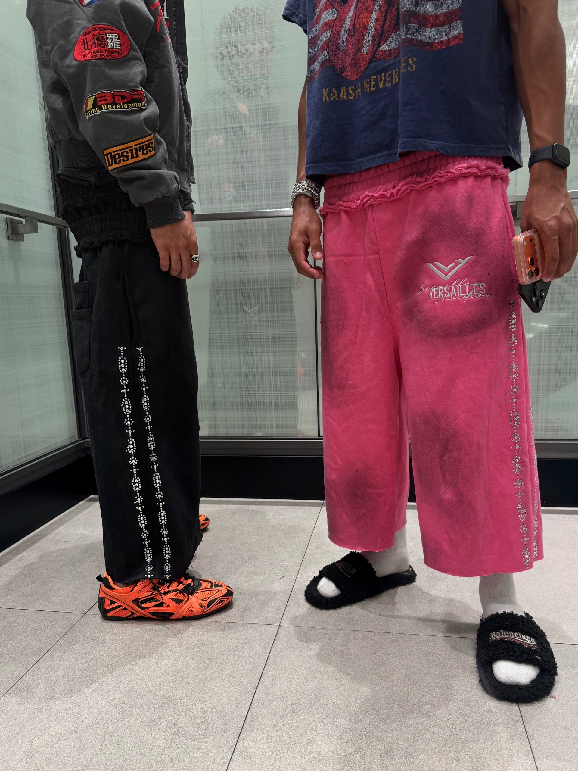 “Dirtbag” 3/4 Shorts Pink