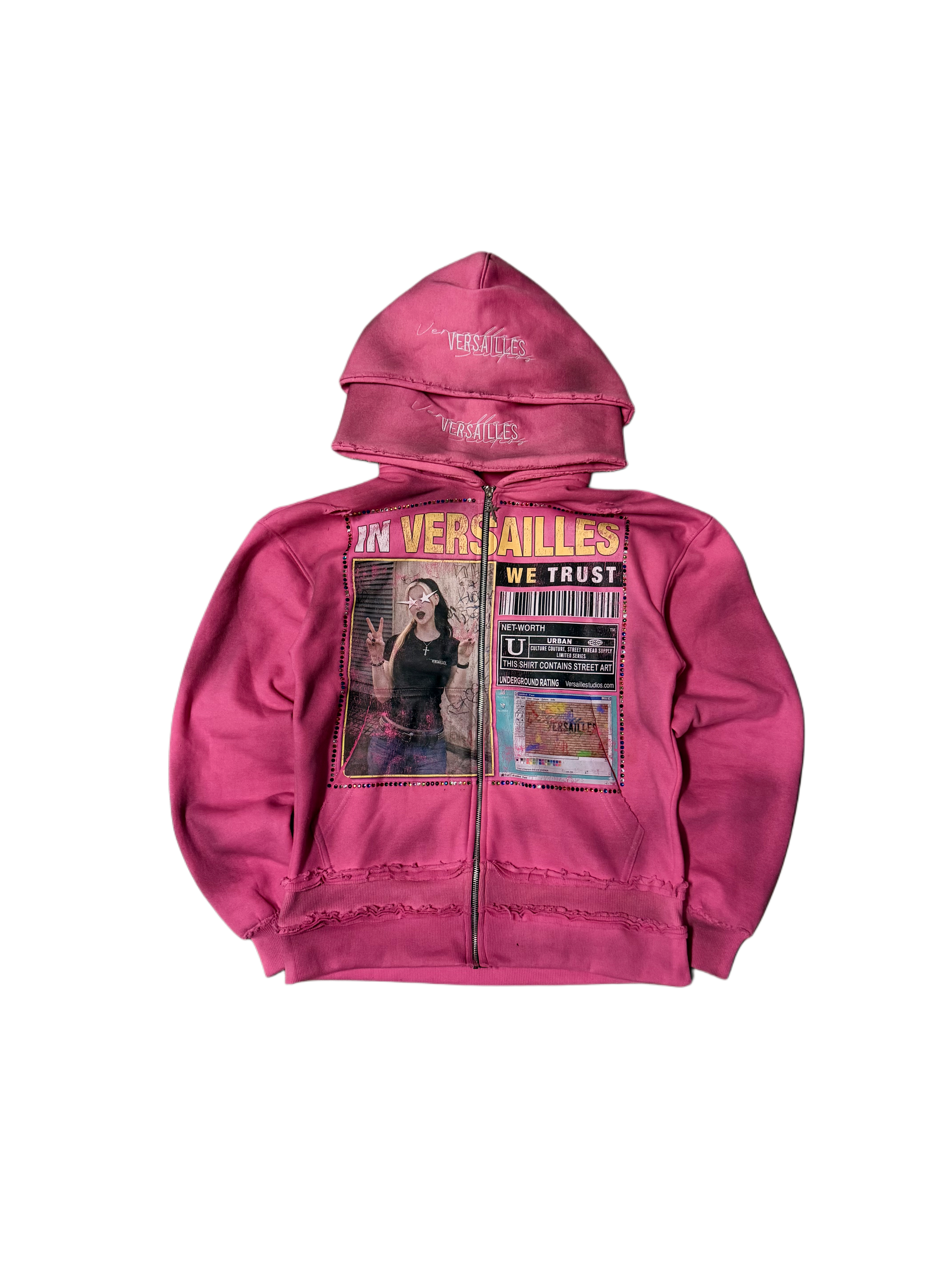 Pink “INVWT” Zip Up