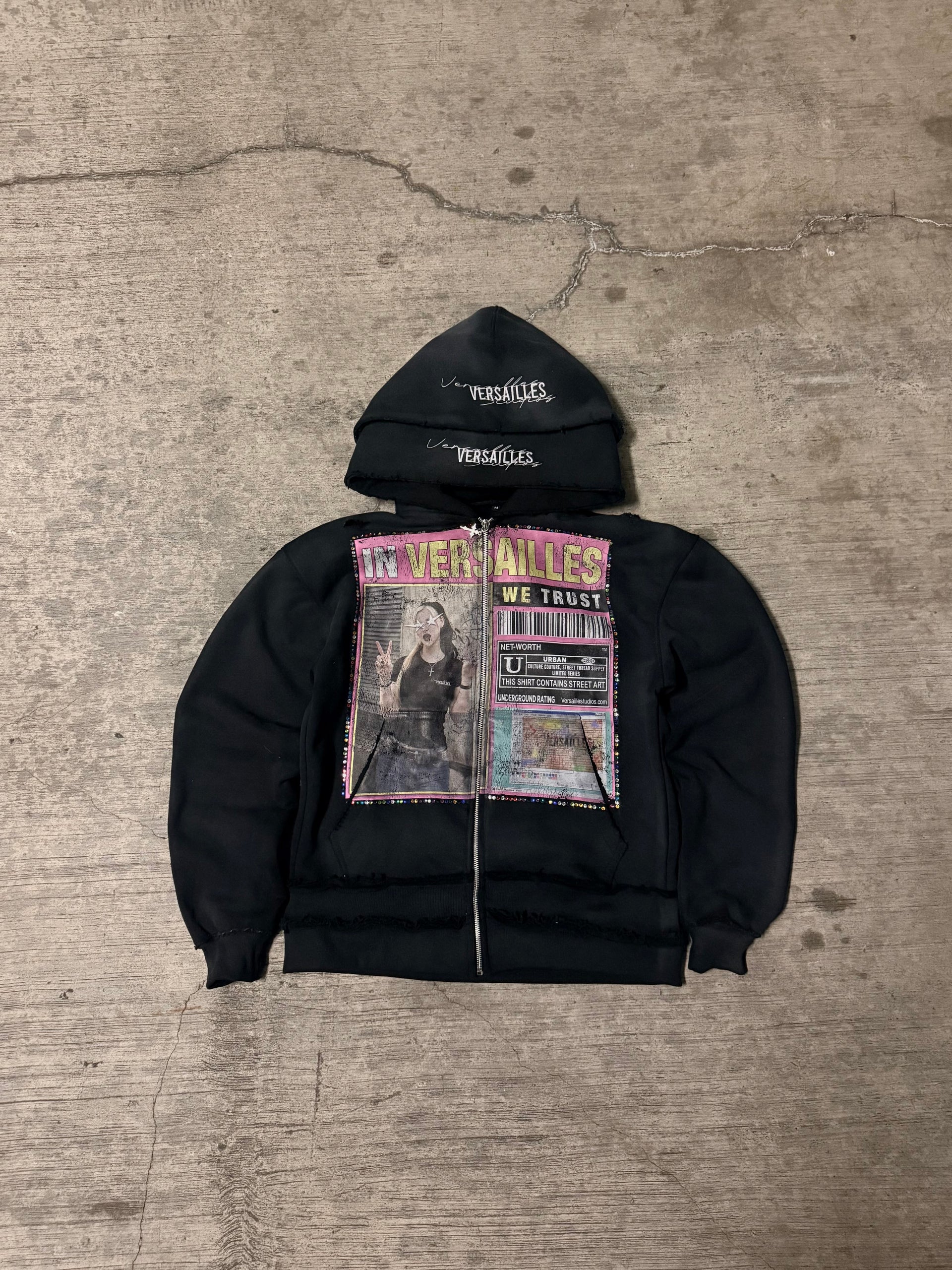 Black “INVWT” Zip Up