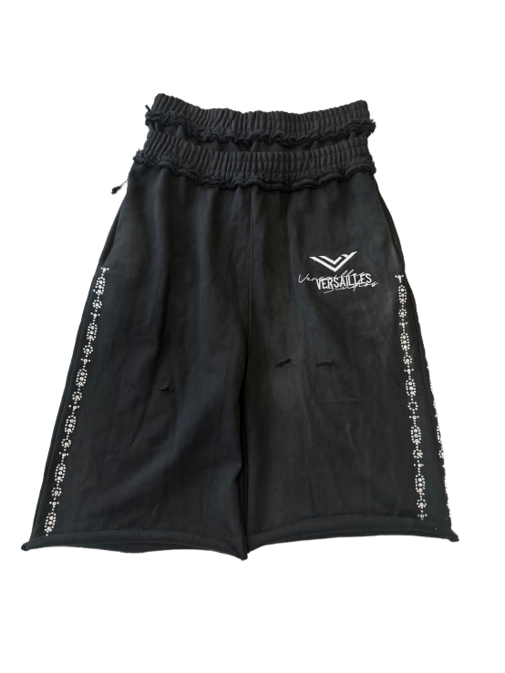 “Dirtbag” 3/4 Shorts Black